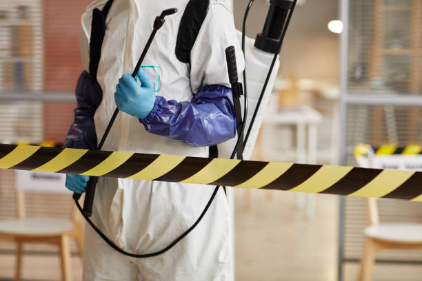 Professional Blood Cleanup technician working in Falmouth, MA